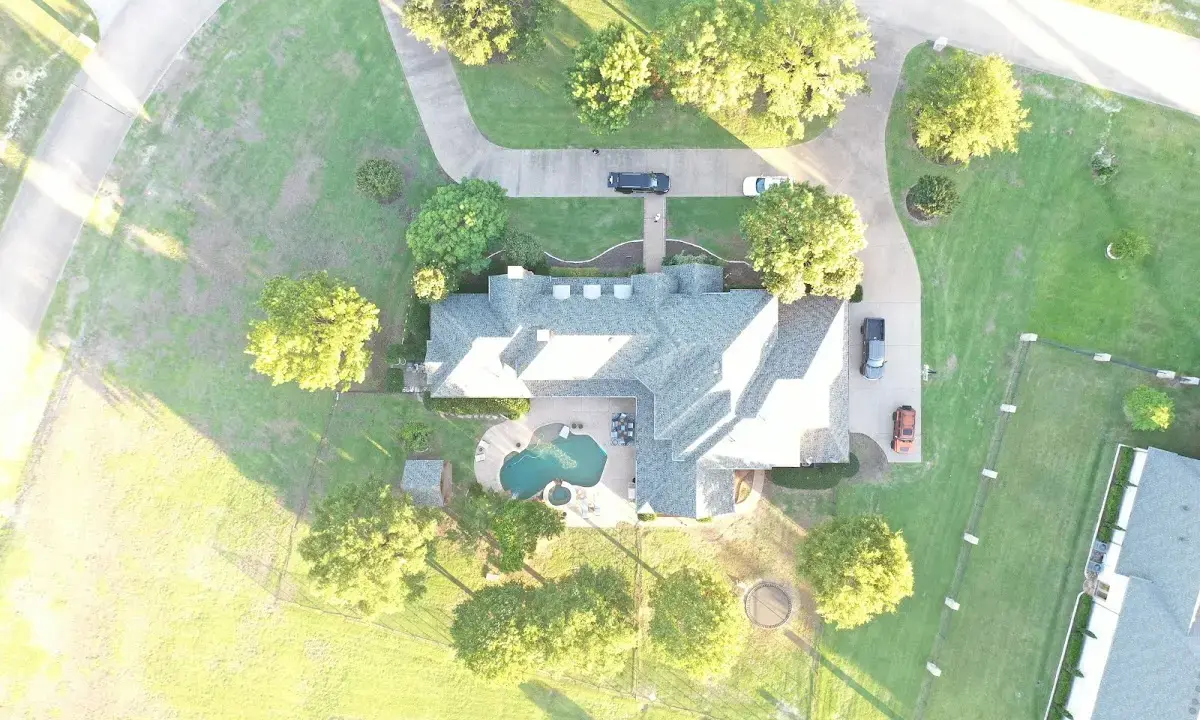 New shingle roof installation on a home in Sunset